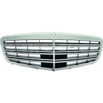 MERCEDES S-Class W221 05-13 Ribbad Svart/Krom Sportgrill (utan radar) (med AMG Sport) DIEDERICHS